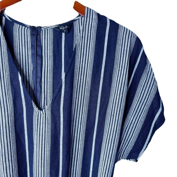 RAILS Striped Angela Wide Leg Jumpsuit in Navy Stripe Size Large - Picture 8 of 16